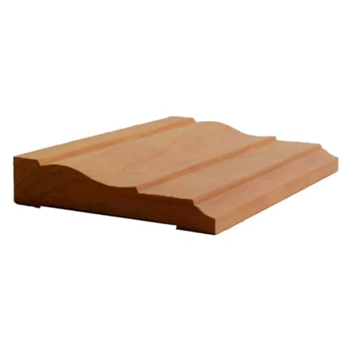 EWCA12 Colonial Casing 3-1/2' Wide x 3/4' Trim. Unfinished Moulding, Cherry, 94'