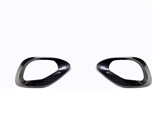 Garniture de calandre de phare antibrouillard look carbone pour Benz Classe C C260 AMG 2022
