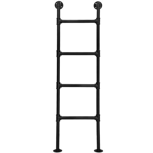 Escalera de hierro industrial de 150 cm para literas y sótanos 2