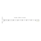 COHEALI Reflektierender Selbstklebender Wasserstandsanzeiger Aufkleber aus Aluminium mit Skala zur Genauen Messung und Vielseitigem Einsatz für Wasserbehälter