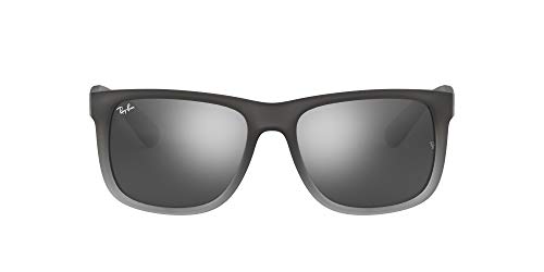 RayBan Justin Classic, Monture Noir, Verres Polarisés Dégradés Gris