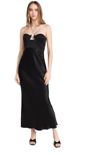knee length dresses for ladies Calliope Dress S / Black main image 1