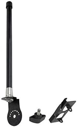 A2D 2 Way Adjustable Car Bonnet VIP Decorative Antenna Black for Hyundai Verna Transform