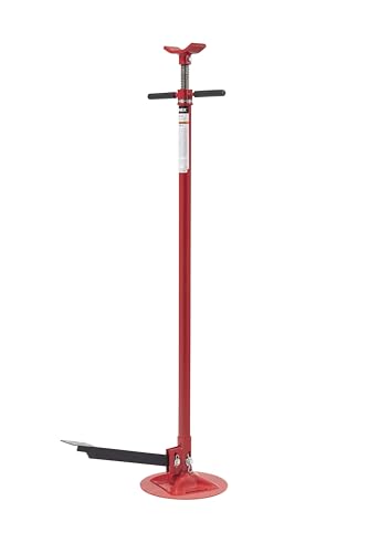 SUNEX TOOLS 6810A, Underhoist Support Stand with Foot Pedal, ¾ Ton Capacity, Large Base, Bearing Mounted Spin Handle, Height Adjustment Under Load, Lightweight, Supports Vehicle Components Only