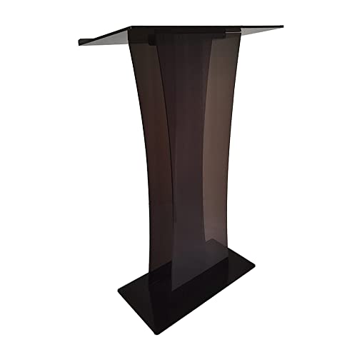 Pupitre Portable en Acrylique, Design en C, idéal pour Les églises, Les écoles et Les Bureaux ; Parfait pour Les cérémonies, Les événements et Les présentations ; solutio
