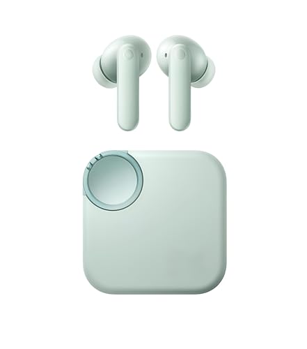 Image of Wireless Earbuds with 48dB Hybrid ANC | Bluetooth 5.4 | Hi-Fi Sound | 55Hr Battery Life | IP55 Water Resistant | 6 HD Mics | ChatGPT Integration | (NOTHGlassy) (Green)