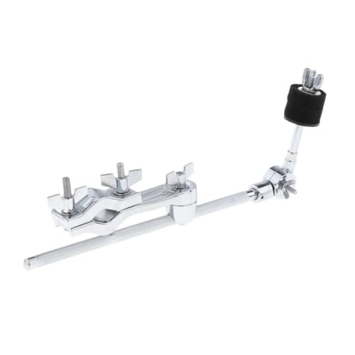 Bras de cymbale et support à pince réglable pour amortisseur de tambour de percussion