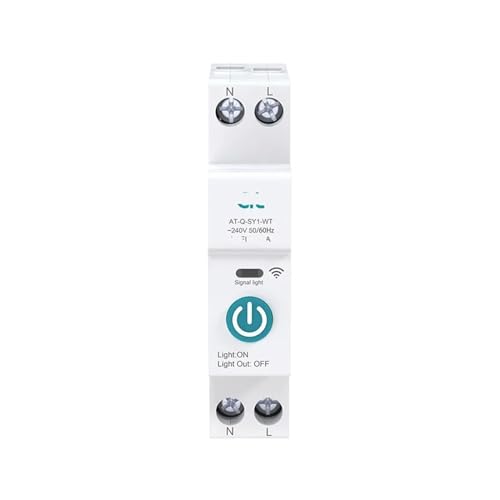 Interrupteur Rail DIN 1P 50A pour domotique et mesure de consommation