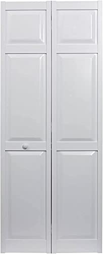 LTL Home Products SELECTPP30 Select Series PVC Vinyl Raised Panel Bifold Door 30" x 80", White