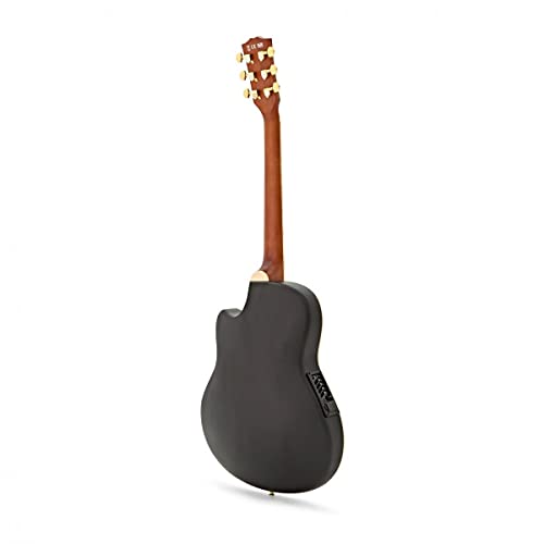 Guitare électro-acoustique Roundback de Gear4music Red avec accessoires - Les Beatles, Paul McCartney, John Lennon, RIngo Starr, George Harrison Guitare électro-acoustique Roundback de Gear4music Red avec accessoires – Image 8