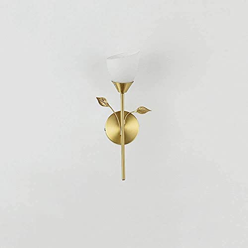 Candelabro de cristal moderno con soporte de latón para mesita de noche 4