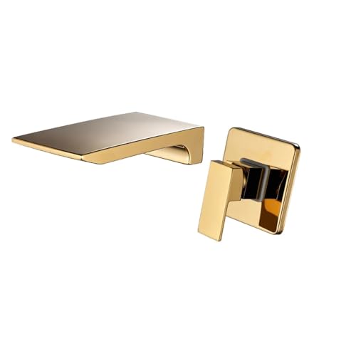 Robinet mural cascade pour lavabo et baignoire mitigeur chic