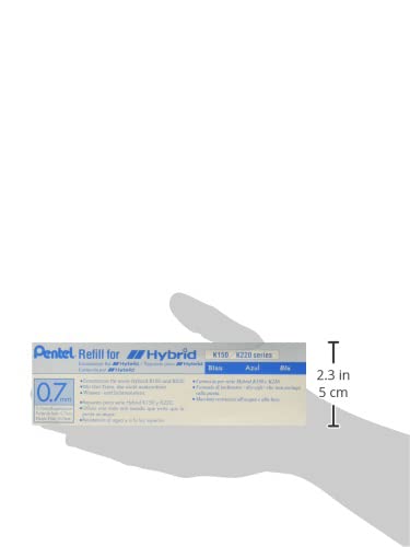 PENTEL Recharge Pour Stylo Roller Encre Gel KFR7 Pointe 0,7