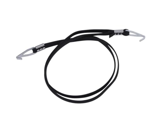 REENDA 1 PC Black Color Bike Strap, Bike Elastic Strap Bicycle Binding Rope Cords with Hooks Luggage Rope for Bicycles Motorcycles Trucks Trailers Shelves 80cm-200cm
