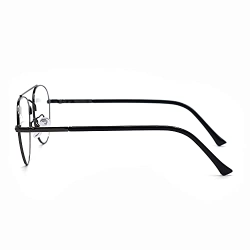 Image of Roshfort Aviator Specs For Men Women light weight Metal Spectacle Frame Eye Strain Protection Computer Glasses Medium
