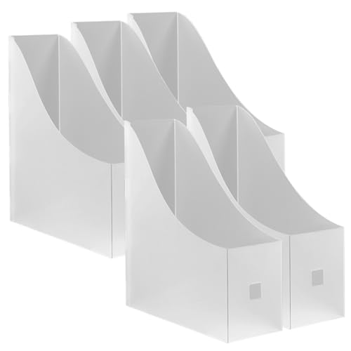 Porte-documents vertical contre le désordre de bureau lot de 5 supports compacts