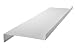Produktbild empasa Aluminium Fensterbank Fensterbrett für außen Ausladung 210 mm in verschiedenen Längen weiß, silber, dunkelbronze, anthrazit