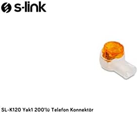 S-Link SL-K120 200'lü Telefon Konnektör - Görsel 2