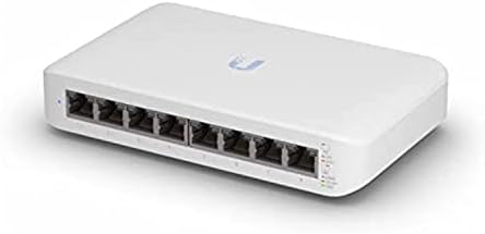 Ubiquiti UniFi Switch Lite 8 PoE | 8-Port Gigabit Switch with 4 PoE+ 802.3at Ports (USW-Lite-8-PoE)