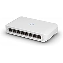Ubiquiti UniFi Switch Lite 8 PoE | 8-Port Gigabit Switch with 4 PoE+ 802.3at Ports USW-Lite-8-PoE,White