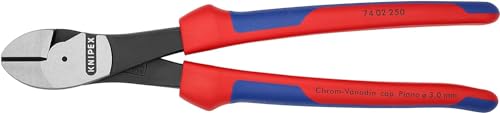 Knipex Tronchese Laterale Per Meccanica Tipo Forte Bonderizzata Nera Con Manici Rivestiti In Materiale Bicomponente 50Mm - 3