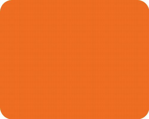 Spacious Orange Glass Worktop Protector - 50 x 40cm - Stylish Kitchen Essential