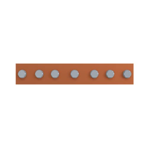 Jeu de barres de terre 40 x 10 A400 conductivité maximale