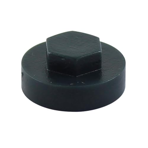 HEX TEK Roofing Screw CLADDING CAPS - 16mm or 19mm Coverage / 8mm Recess (PK 100) (Anthracite, 19mm) — image 1