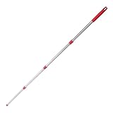 DOITOOL Varilla Extensible de Acero Inoxidable para Mopa Mango Ergonómico con Diseño Redondo Recambio Desmontable Compatible con Cabezales de Fregona para Limpieza Doméstica de Suelos y