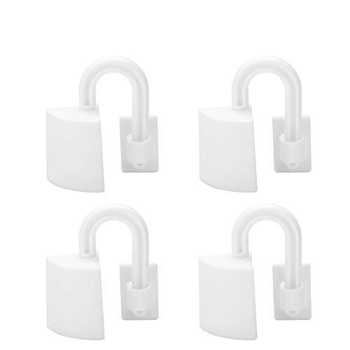 4PCS Door Safety Stopper, Regulateable Door Security Bar, Pp Door Hinge Pinch Baby Pinch Guard