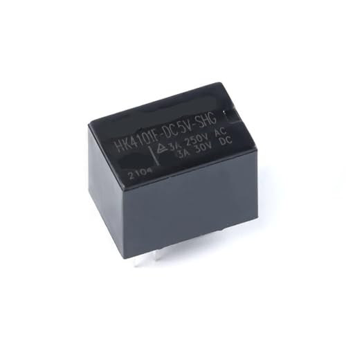 Relais HK4101F-DC5V 5 broches 3A pour circuits imprimés électronique