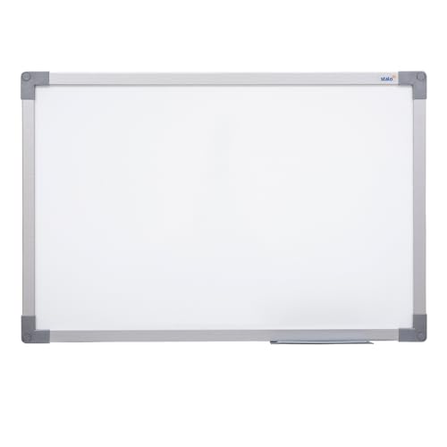 QUADRO BRANCO UV MDF ALUMÍNIO SOFT 090 X 060 CM, Stalo