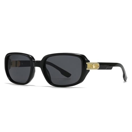 Lunettes de soleil rétro à rivets mixtes, verres dégradés protection UV400