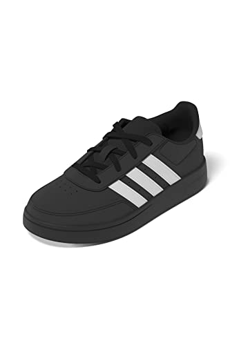 adidas Breaknet Lifestyle Court Lace, Sneakers Unisex - Bambini e ragazzi, Core Black Ftwr White Ftwr White, 39 1/3 EU