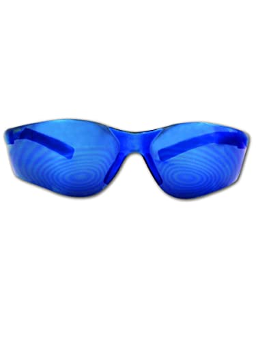 Image of MAGID Y19GFBM Gemstone Myst Flex Y19 Series Protective Eyewear, Gray Frame, Blue Mirror Lens (1 Pair)