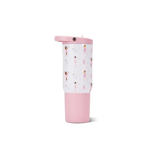 Image of HydroJug Sport 20 oz Insulated Stainless Steel Water Bottle, Ballerina