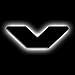 ORACLE Lighting LED Letter V ? Universal Illuminated Letter Badges, Matte Black Surface Finish, 1 Light, Part # 3141-V-001