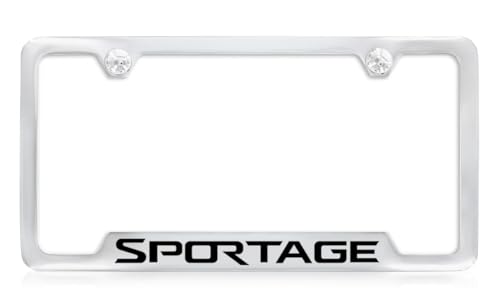 Cadre immatriculation Sportage chrome idéal pour sublimer votre auto