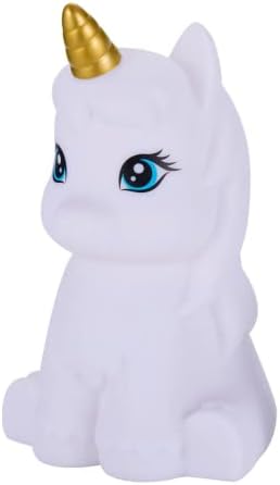 Fundoo 8 Inch Large Unicorn LED Night Light for Kids, Portable USB Rechargeable 7-Color Touch Control Nursery Night Lamp for Children Bedroom Home Decoration.