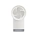 TYPIS Przenośny wentylator 2 w 1 USB ładowany domowy wentylator chłodzący powietrze z podwójną dyszą nawilżacz LED lampka nocna przenośne elektryczne wentylatory chłodnej mgły, niebieski (biały)