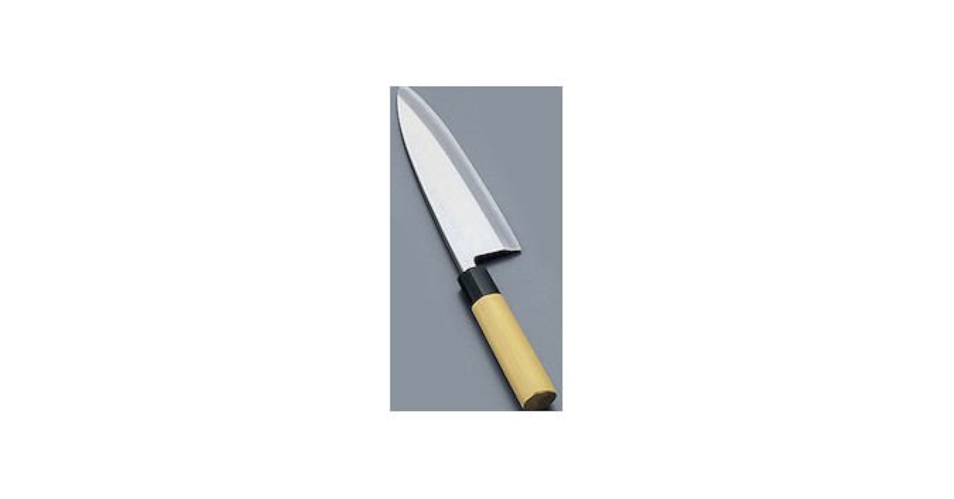 Amazon.co.jp: 堺實光 匠練銀三 出刃(片刃) 18cm 37534/62-6406