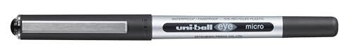 Stylo roller Uni-ball noir idéal pour la prise de notes de bureau