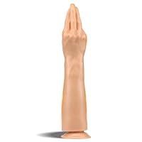Realistisches Handdesign : Analplugs Dildo nimmt ein kühnes Handdesign an, die Finger sind leicht an der analen Öffnung einzuführen, dann übt die große Größe der mittleren Handposition allmählich großen Druck im Inneren des Anus aus, und schließlich ...