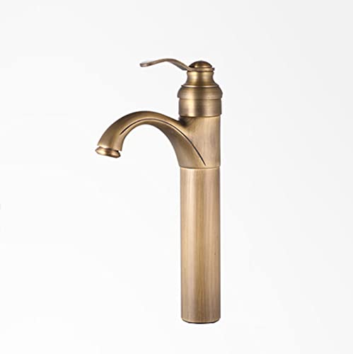 Robinet d'eau chaude froide en laiton mitigeur simple pour lavabo de salle de bain