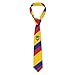 AKMCBSH Fashion Flag of Colombia Tie Comfortable Soft Novelty Necktie Unisex Neck Ties for Valentine's Day Weddings Party Father's Day Birthday Gift