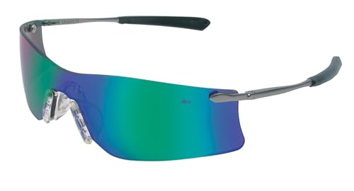 Image of Crews T411G Rubicon Safety Glasses Emerald Mirror, 1 Pair
