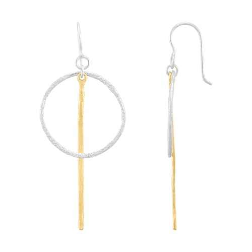 Silpada 'Catching Lights' Sterling Silver with 14K Yellow Gold Plating Drop Earrings2