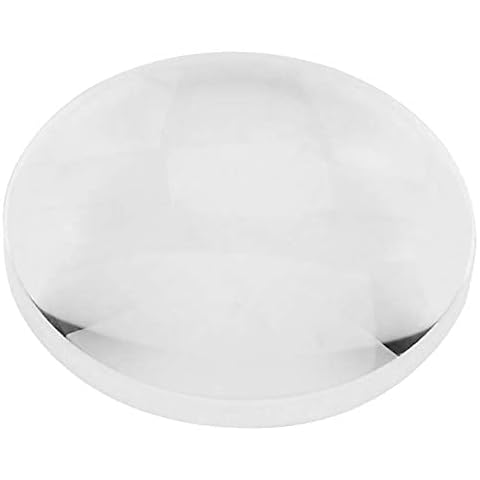 K9 Optical Glass Convex Lens 100mm Focal Length Cover