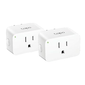 Tapo P105(2-pack) Presa Smart Italiana, WiFi Intelligente Smart Plug, Controllo Vocale, Compatibile con Alexa e Google Home, Controllo Remoto Tramite APP Tapo, Tempo di Preselezione