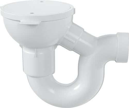 PROFLO PF800P 2" PVC Floor Drain with Integral Trap - White
